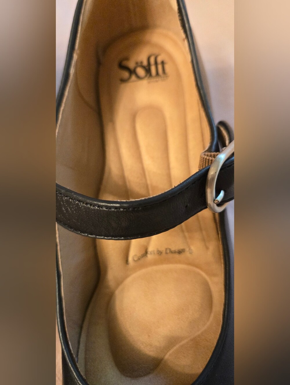 Sofft Navy Blue Mary Jane Shoes Size 9.5 - Picture 7 of 14